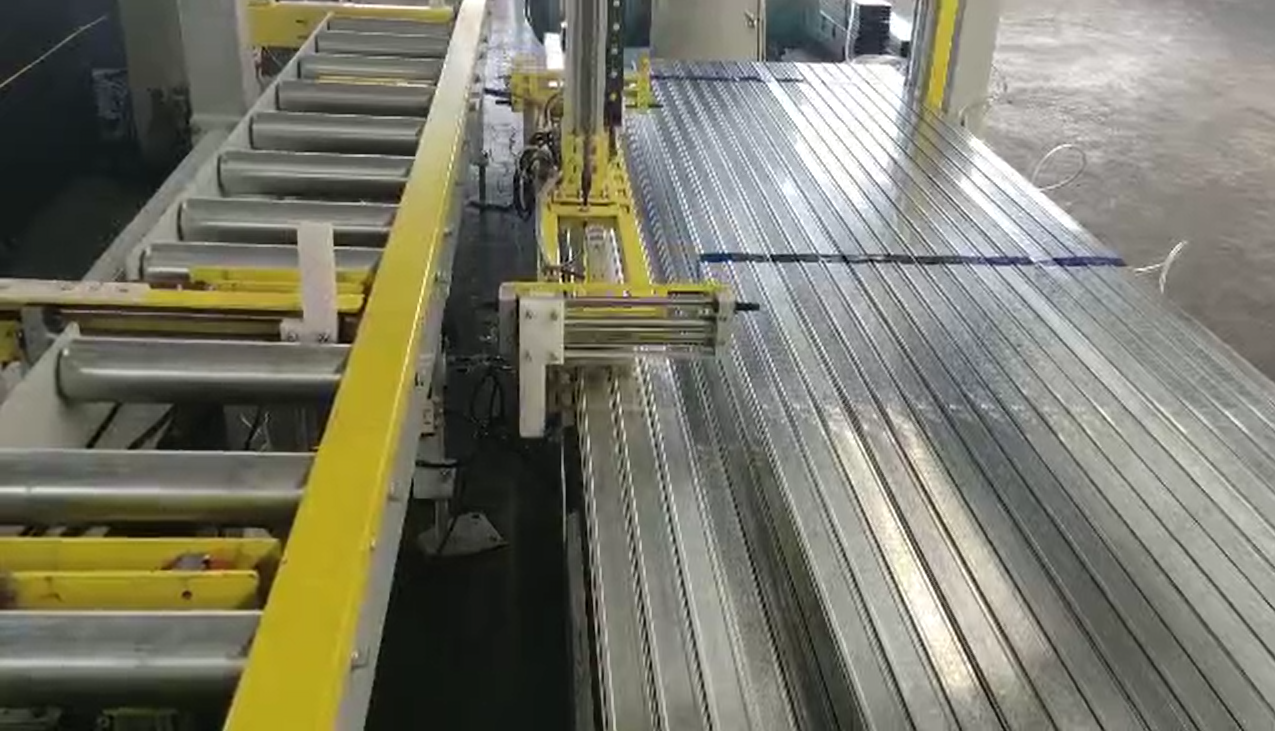 定制打包流水线应用于建材行业
